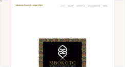 Desktop Screenshot of mbokoto.co.za