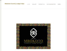 Tablet Screenshot of mbokoto.co.za